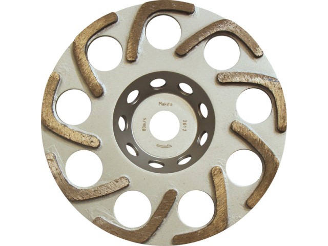 Diamantna lončasta brusilna plošča Makita, Dimenzije: 180x22,23mm, B-48658