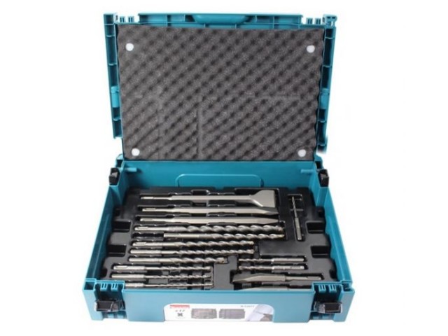 17 - delni set svedrov in dlet Makita SDS-Plus, MAKPAC, B-53877