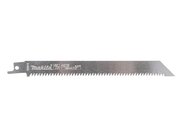 Žagin list za sabljasto žago Makita, Dimenzije: 190x0.6mm, 8,5TPI, B-56580