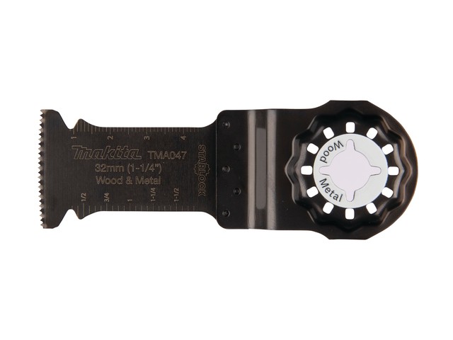 BiM potopni ovalni žagin list Makita za les in kovine, TMA047, Dimenzije: 32x50mm, Starlock, B-64814