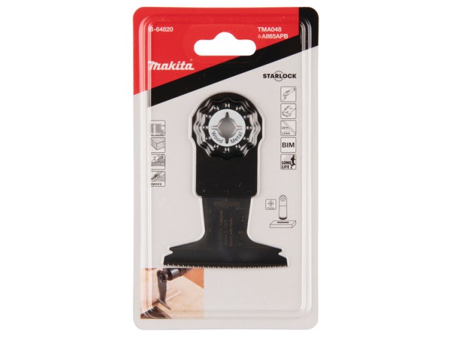 BiM potopni žagin list Makita za les z žeblji, TMA048, Dimenzije: 65x40mm, Starlock, B-64820