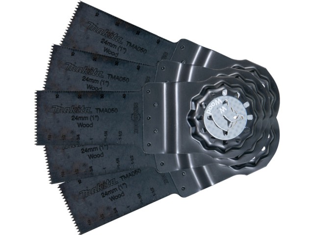 HCS potopni žagin list Makita za les, TMA050, Dimenzije: 24x50mm, Starlock, Pakiranje: 5kos, B-64842-5