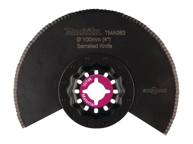 BiM segmentno valovito rezilo Makita, TMA063, Dimenzije: 100mm, Starlock, B-64967