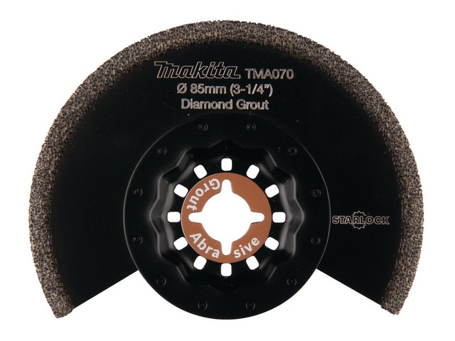 Diamantni segmentni žagin list Makita, Zrnatost K40, Dimenzije: 85mm, TMA070, Starlock, B-65034