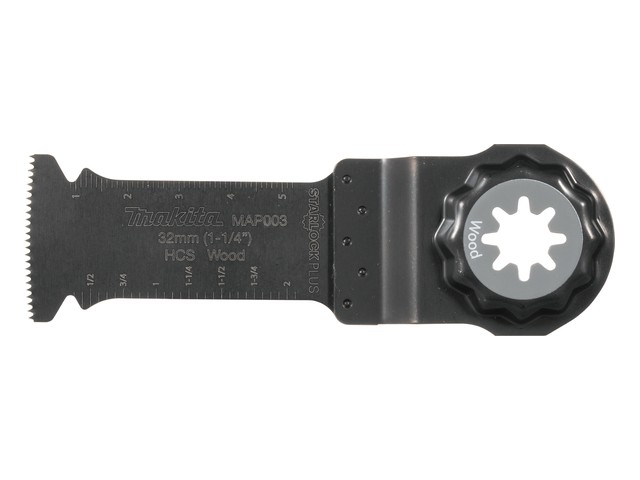 HCS potopni žagin list Makita Starlock Plus, MAP003, Dimenzije: 32x60mm, B-66341