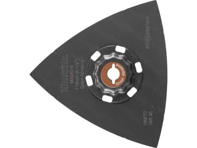TC brusna plošča Makita za malto Starlock Max, MAM016, 116mm, Zrnatost: 40, B-66569
