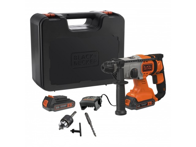 Akumulatorski udarni vrtalnik Black and Decker BCD900E2K, 18V, SDS Plus, 5.16kg