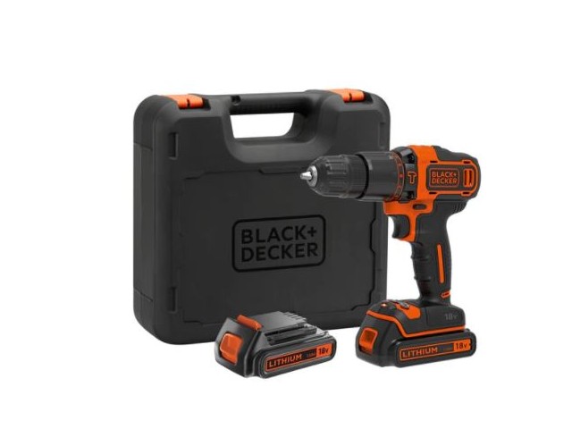 Akumulatorski udarni vrtalnik Black and Decker BDCHD18KB, 18V, 1-10mm, 2.6kg