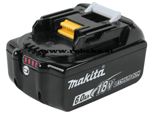 Baterija Makita BL1860/18V/6.0Ah/Li-Ion, Indikator, 632F69-8