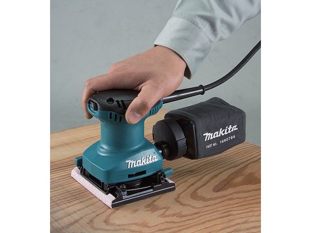 Električni vibracijski brusilnik Makita BO4557, 180W, 112x102mm, 1kg