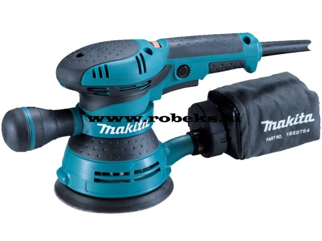 Električni ekscentrični brusilnik Makita BO5041, 300W, 123mm, 1.4kg