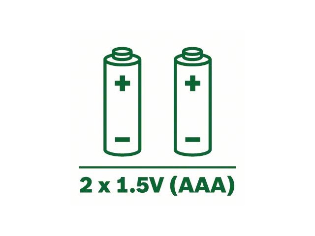 Laserski merilnik razdalj Bosch ZAMO III set z nastavki v kartonu, 2x 1,5 V LR03 (AAA), 0,15–20,00m, ±3mm, 0.5s, 0.09kg, 0603672703