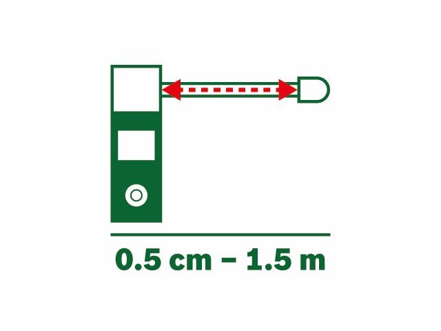 Laserski merilnik razdalj Bosch ZAMO III v kartonu, 2x 1,5 V LR03 (AAA), 0,15–20,00m, ±3mm, 0.5s, 0.09kg, 0603672702