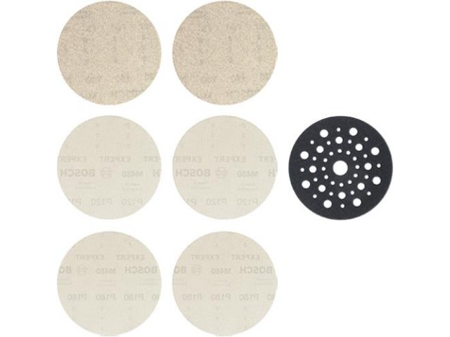 Brusni set EXPERT M480 mrež perforiran: 2x80GR, 2x120GR, 2x180GR, Brusna podloga