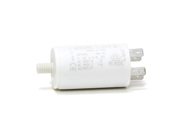 Kondenzator 4µF, AC, 450V, 50/60HZ, 30x57mm