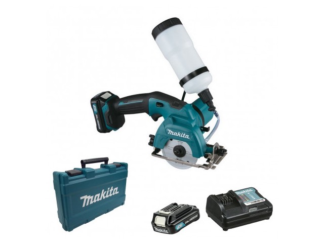 Akumulatorski rezalnik za ploščice-steklo Makita CC301DSME, 12V max, 2x4.0Ah, DC10SA, 0,5l, 1,9kg