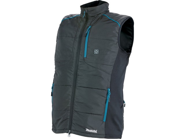 Akumulatorski ogrevan brezrokavnik črn Makita CV102DZL