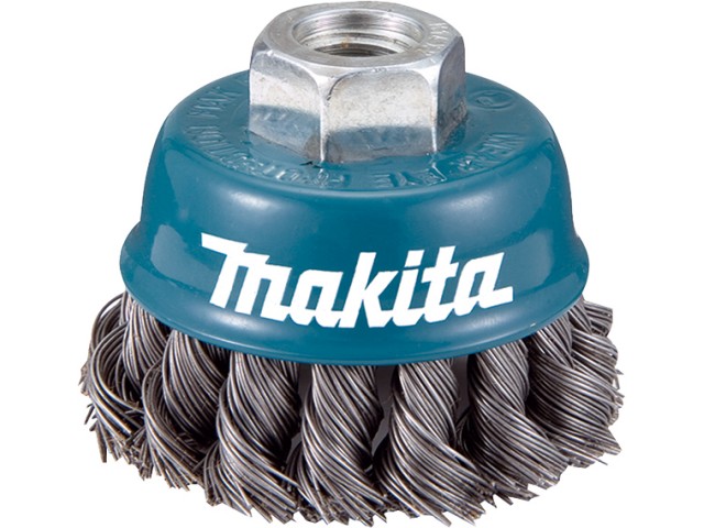 Kronska žičnata ščetka Makita, modra, Vpetje: M14, 60mm, D-24153