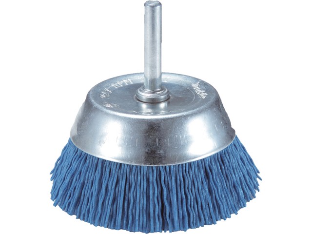 Najlonska lončasta brusilna ščetka Makita (fina), Dimenzije: 75x6mm, Zrnatost: 240, D-45599