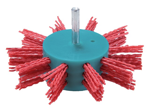 Najlonska ploščata brusilna krtača Makita (groba), Dimenzije: 100x6mm, Zrnatost: 80, D-45749