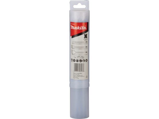3-delni set dlet Makita, SDS-Plus, Špica 230 mm, ploščato dleto 20x230 mm, široko dleto 40x230 mm, D-71314