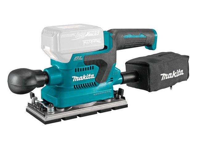 Akumulatorski vibracijski brusilnik Makita, DBO382Z, 18V LXT, 93x185mm