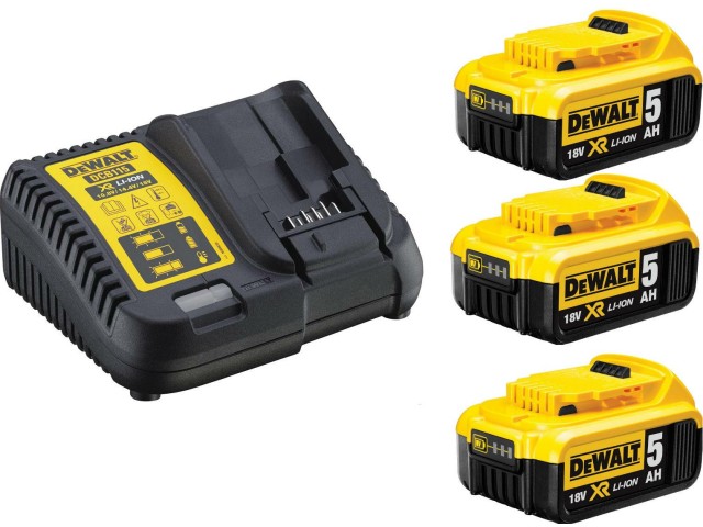 Set baterij DeWalt DCB115P3