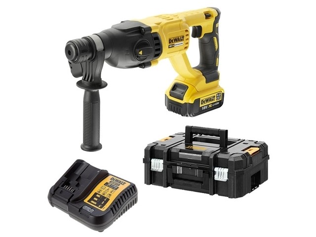 Akumulatorsko kombinirano udarno kladivo Dewalt DCH133M1 SDS Plus, 18V, 2.6J, 2.3kg