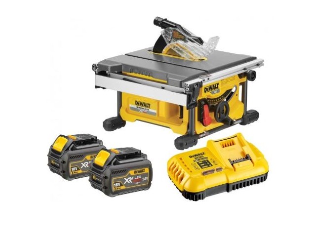 Akumulatorska namizna XR Flexvolt žaga Dewalt DCS7485T2, 54V, 210x30mm, 24z, 21.5kg
