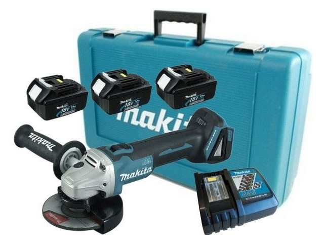 Akumulatorski kotni brusilnik Makita DGA504RFE3