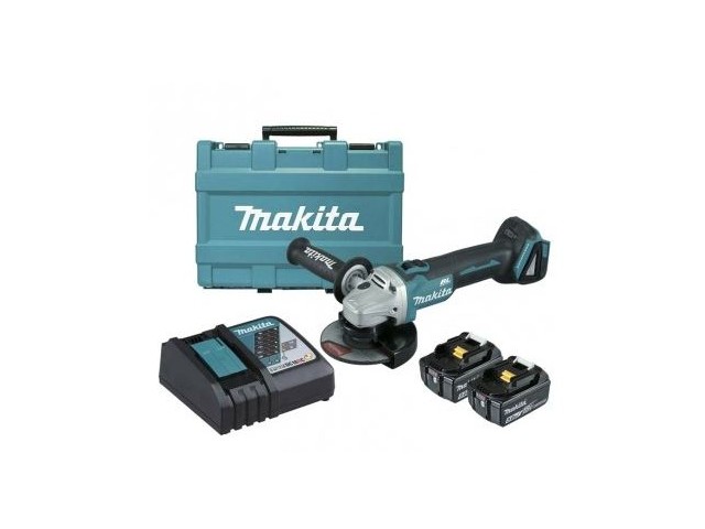 Akumulatorski kotni brusilnik Makita DGA506RFE