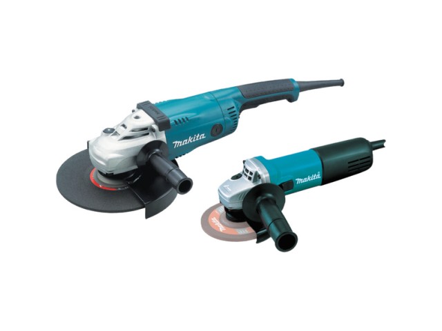 Set električnega orodja Makita DK0053G, Električni kotni brusilnik Makita GA9020, Električni kotni brusilnik Makita 9558HNRG