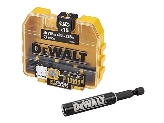 DeWalt 16-delni set vijačnih nastavkov, 25mm, DT70522T