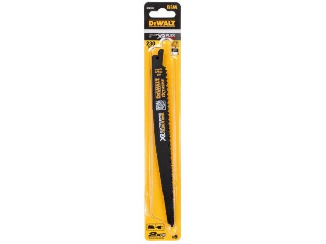 Žagin list-lisičji rep DeWalt, Dimenzije: 230x2,5mm za hitri rez mešanih materialov Extreme DT99555