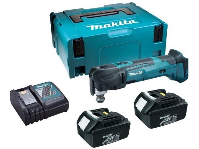 Akumulatorsko multifunkcijsko orodje Makita DTM51RFJX7, 18V, 2x BL1830, DC18RC, 2.4kg