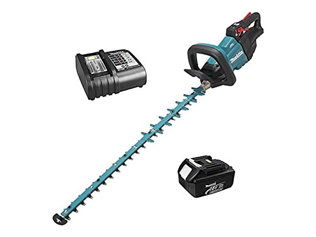 Akumulatorske škarje za živo mejo Makita DUH752SF, 18V, 1xBL1830B, 1xDC18SD, 750mm, 4.4kg