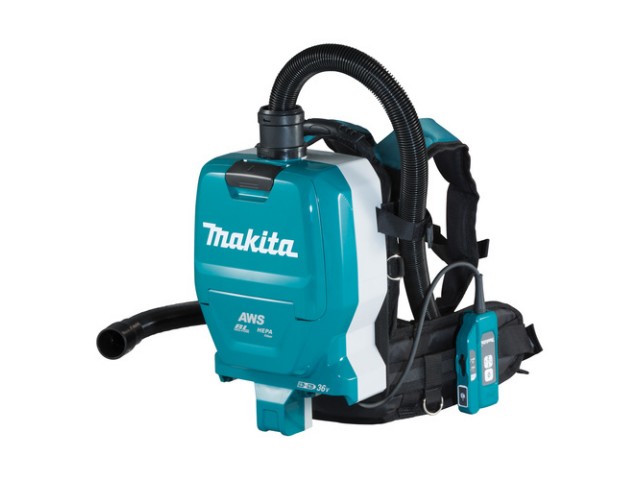 Akumulatorski nahrbtni sesalnik Makita DVC265ZXU, 18+18V, 2 L, 4.5 kg