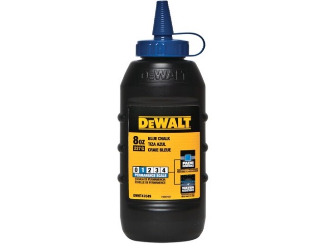 Modra kreda Dewalt DWHT47049-9, 225 g