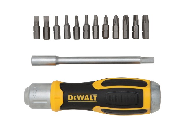 Izvijač raglja Dewalt DWHT69233-0 z 12 nastavki