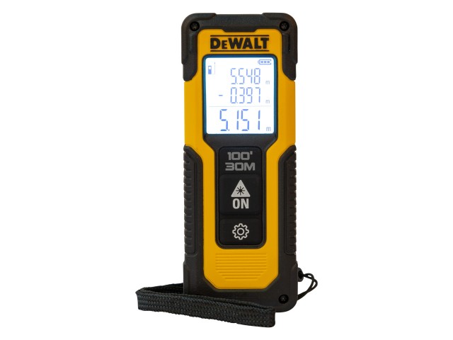 Laserski merilnik DeWalt, DWHT77100-XJ, 0-30m, ±3mm, 20g, DWHT77100