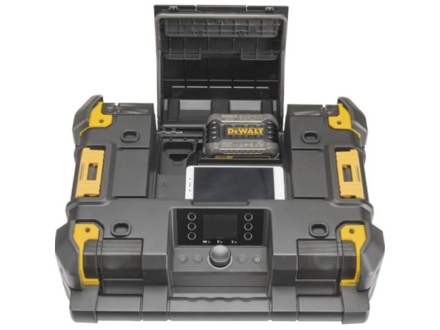 Radio Dewalt s polninikom, 10,8V, 18V, 54V, iOS, Android, 8.27 kg