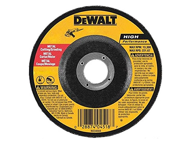 Rezalna plošča DeWalt, Dimenzije: 115x22.2x3mm, DX7927