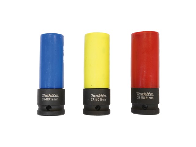 3-delni set Makita v torbici, 1/2  natičnih ključev za platišča, 86mm, E-12354