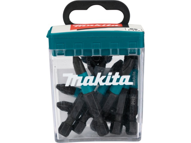 10-delni set vijačnih nastavkov Makita Impact Black PH2, PZ2, T20, T25, T30, T40, 50mm