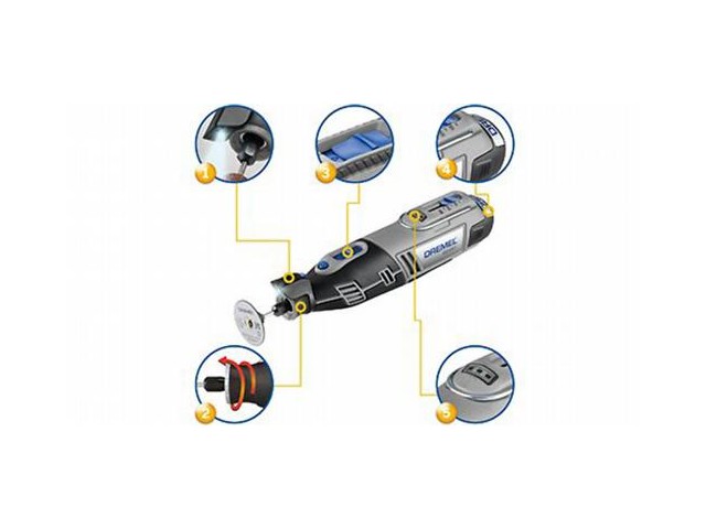 Akumulatorsko večnamensko orodje Dremel 8220, 65-delni, 12V, 0,660 kg, F0138220JK