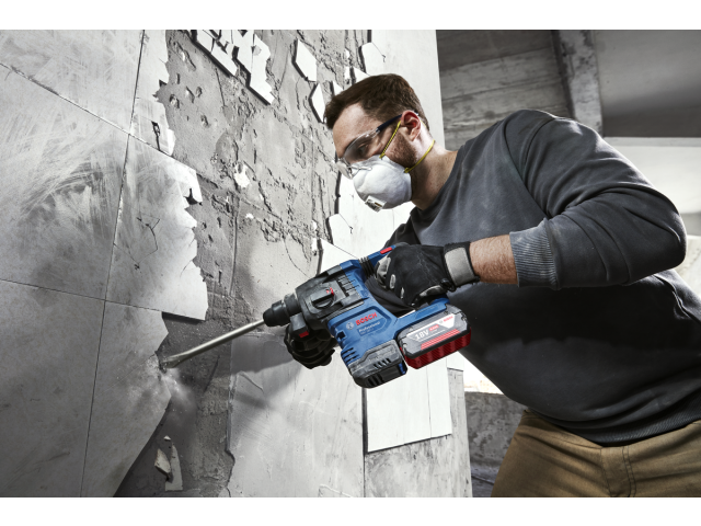 Akumulatorsko vrtalno kladivo s sistemom SDS plus Bosch GBH 185-LI, 18V, 1.9J, 2.3kg, 0611924020