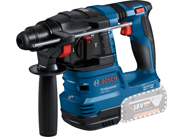 Akumulatorsko vrtalno kladivo s sistemom SDS plus Bosch GBH 185-LI, 18V, 1.9J, 2.3kg, 0611924020