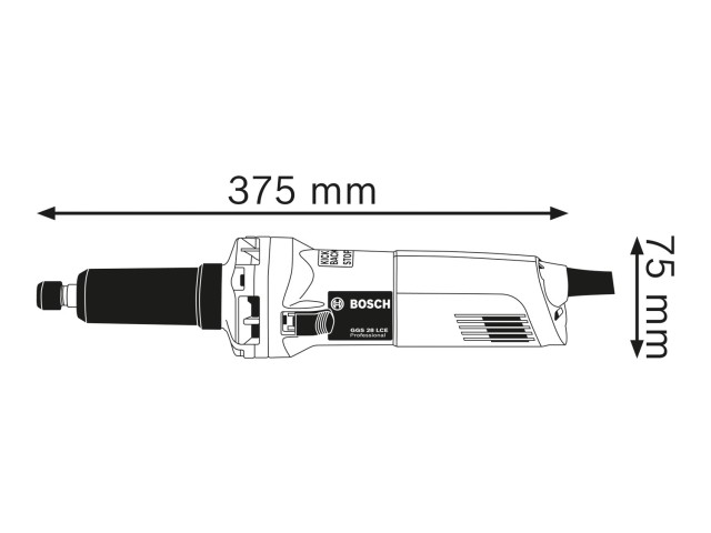 Premi brusilnik Bosch GGS 28 LCE, 650W,  8mm, 1.6kg, 0601221100