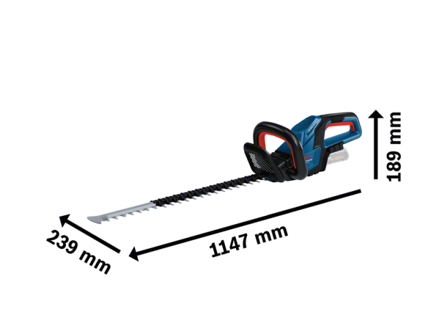 Akumulatorske škarje za živo mejo Bosch GHE 18V-60, 06008C9000