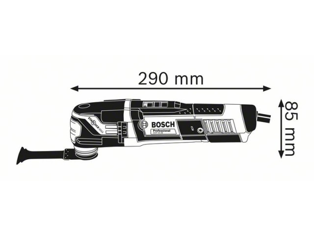 Multifunkcijsko orodje Bosch GOP 55-36 v L-BOXX, 550W, 1,8 °, 1.6 kg 0601231101